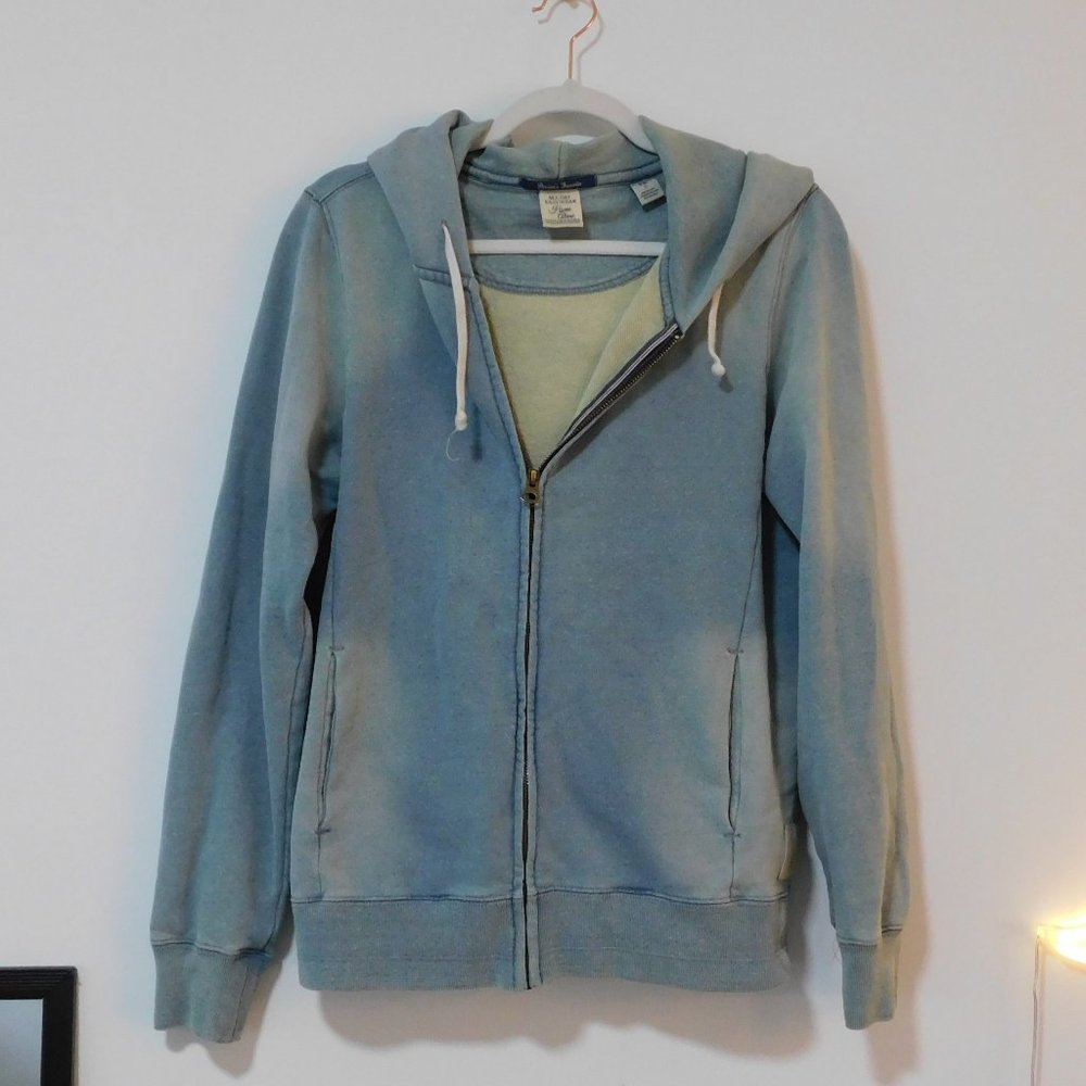 Light Blue Acid Wash/Fade Hoodie